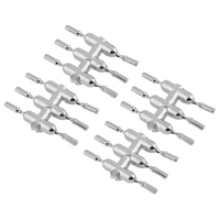 DS Racing Drift Element Scale Lug Nuts (Long/Chrome) 24pcs DEN-2C