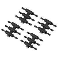 DS Racing Drift Element Scale Lug Nuts (Short/Black) 24pcs DEN-1B
