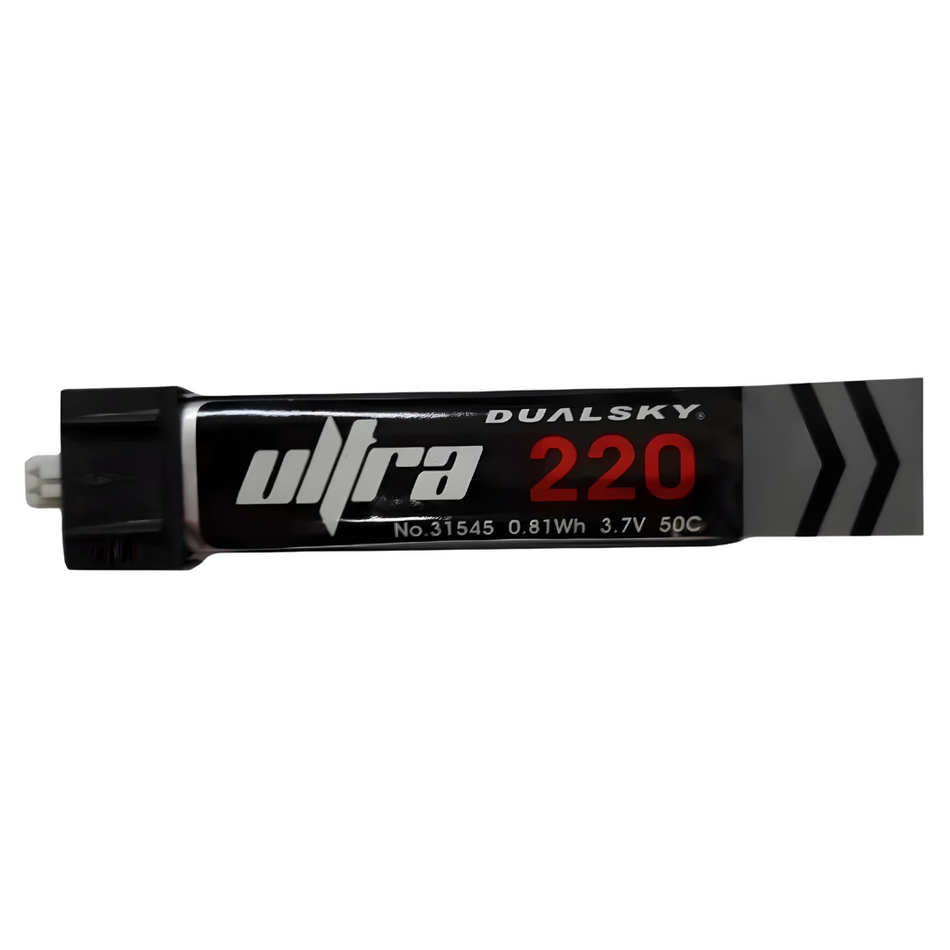 Dualsky 220mah 1S 3.7v 50C LiPo Battery with UMX Connector DSBXP02201ULT