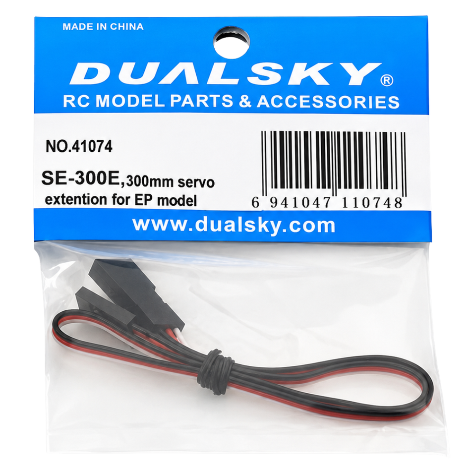 Dualsky 300mm Light Weight Servo Extension Lead DSSE-300E