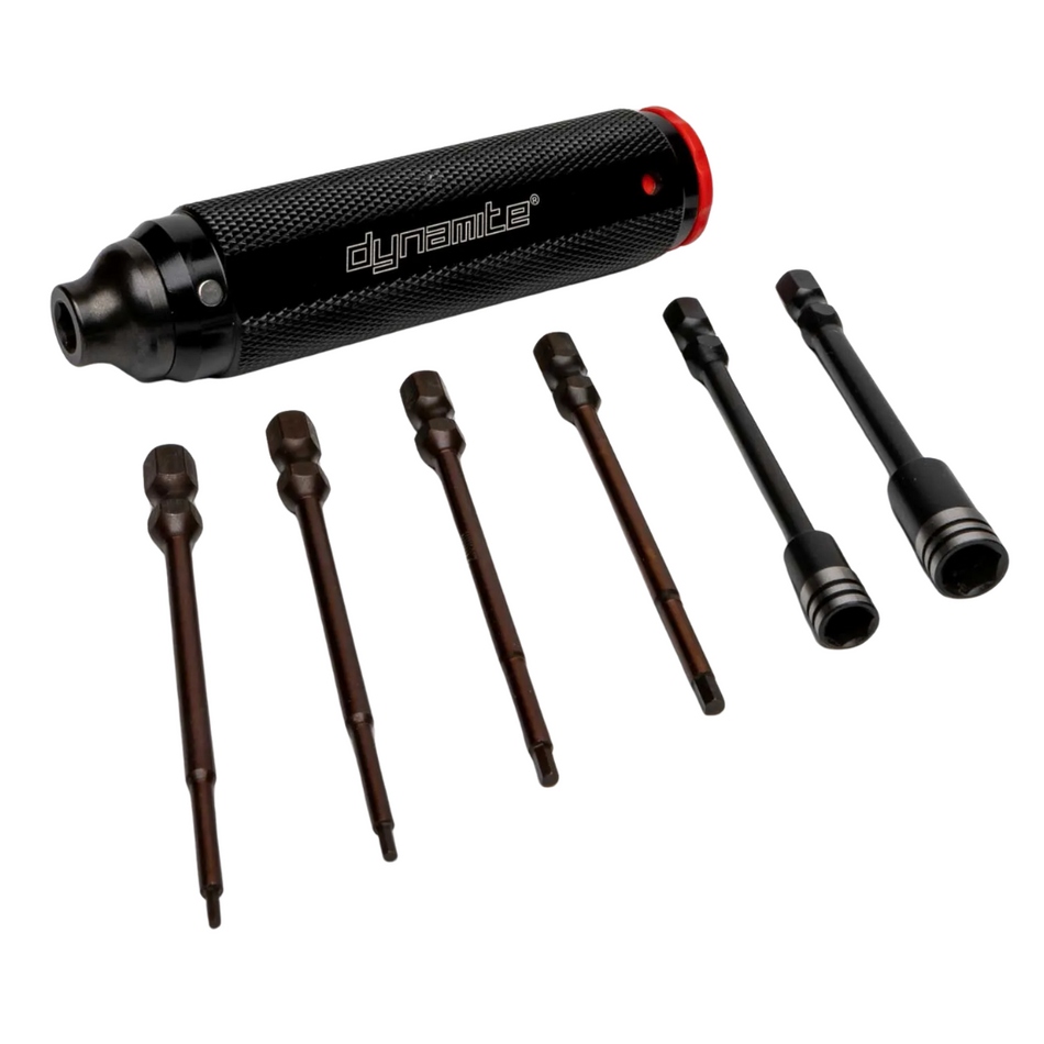 Dynamite 1/4 Drive 7 in 1 Tool Set w/ Handle .050" 1.5mm 2.0mm 2.5mm DYNT1229