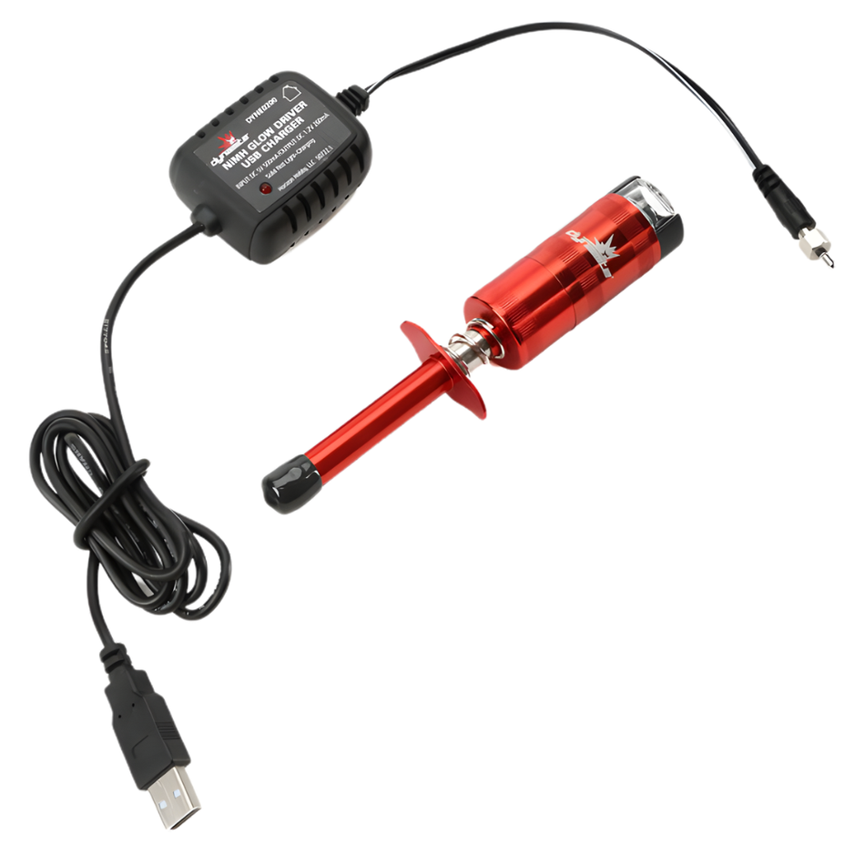 Dynamite Metered NiMH Glow Driver with USB Charger DYNE0200