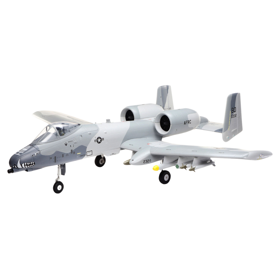 E-Flite A-10 Thunderbolt II Twin 64mm EDF BNF Basic w/ AS3X & SAFE Select EFL011500