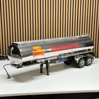 Tamiya Tanker Trailer Golden Fleece Chrome for 1/14 Truck [QR003 Scratch & Dent]