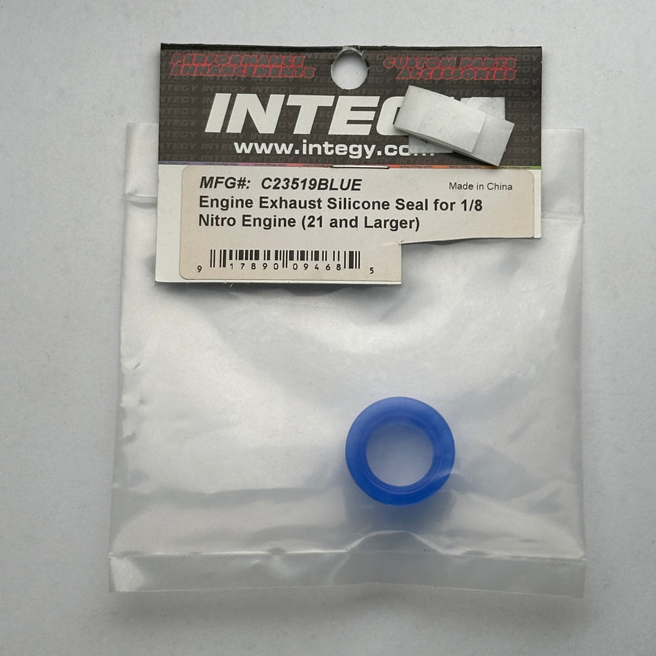 Integy C23519BLUE Exhaust Seal 1/8 .21 Nitro Part [Scratch & Dent]