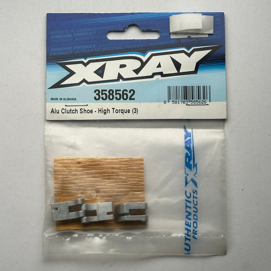 Xray 358562 Alloy Clutch Shoe High Torque 3pcs Nitro Part [Scratch & Dent]