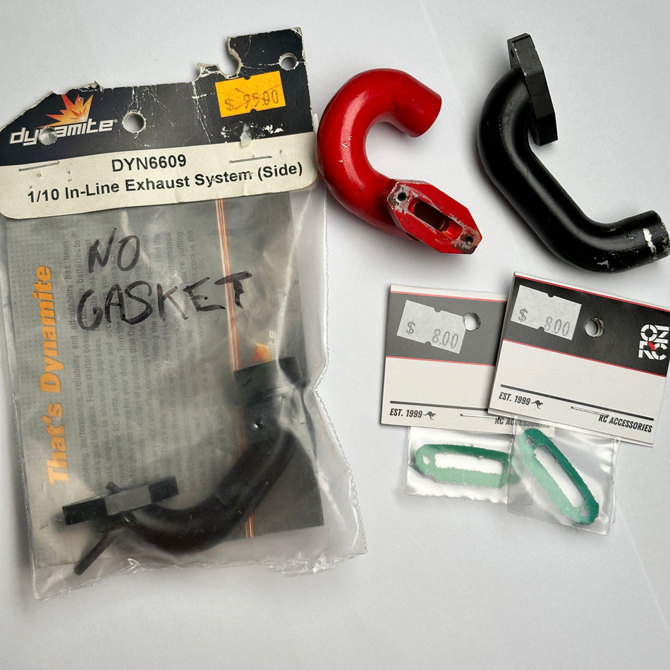 BUNDLE 1/10 Exhaust Pipe Manifold Gasket Nitro Part [Scratch & Dent]