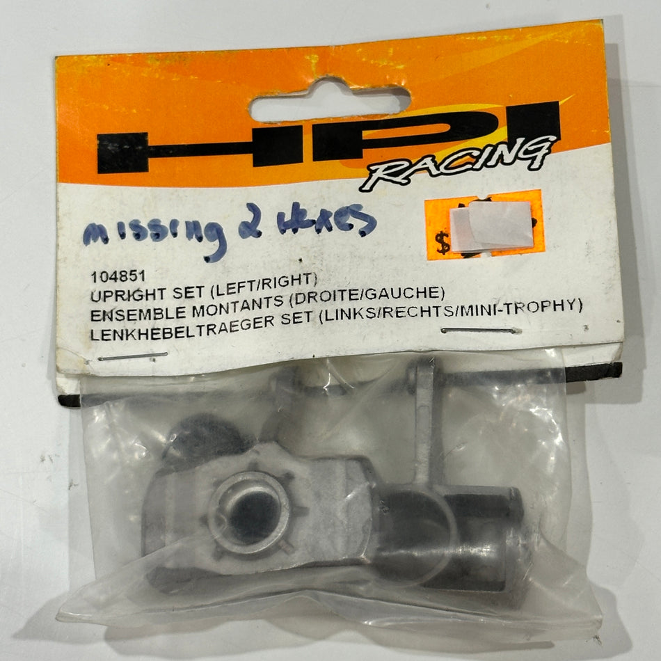 HPI 104851 Mini Trophy Upright Set (missing 2 hexes) [Scratch & Dent]