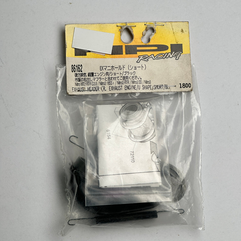 HPI 86162 Nitro MT2 G3.0 Nitro3 Exhaust Header Manifold Nitro Part [Scratch & Dent]