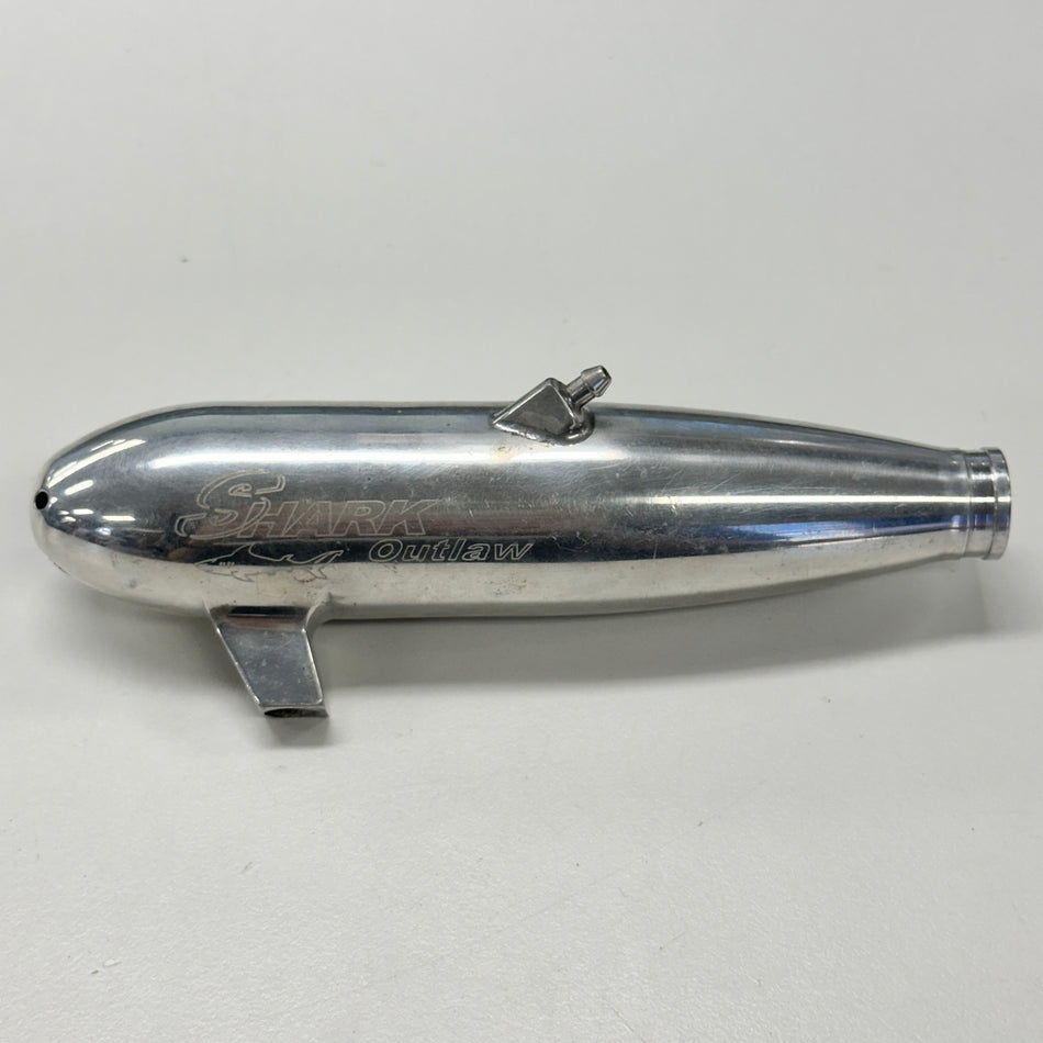 Shark Outlaw 1/10 Nitro Pipe Left Side [QW098 Scratch & Dent]