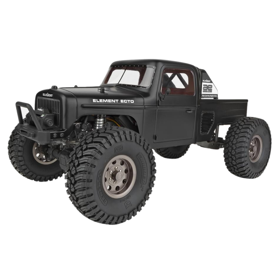 Team Associated Enduro Ecto Trail Truck RTR RC 1/10 4WD Rock Crawler Black 40122