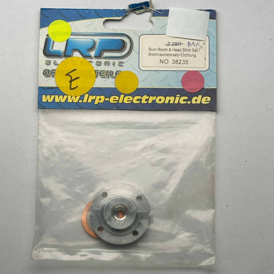 LRP 38235 Z.28R Burn Room Head and Shims Set Nitro Part [Scratch & Dent]