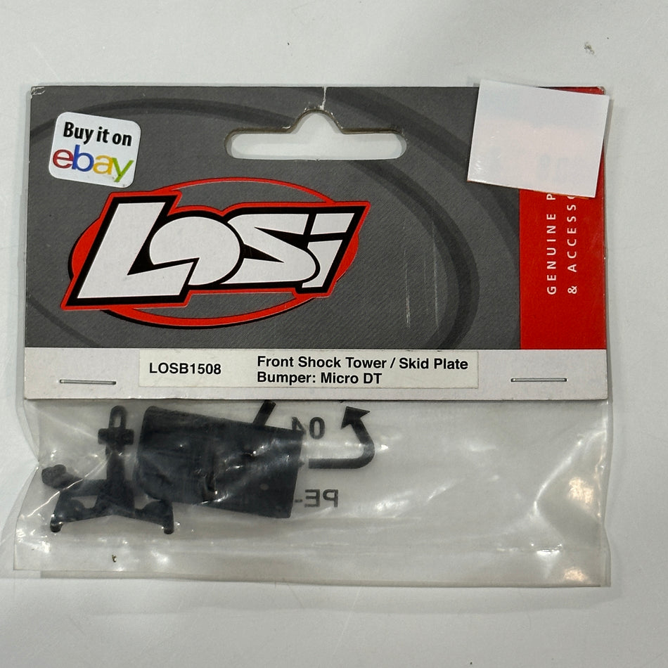 LOSI LOSB1508 Micro DT Front Shock Tower Skid Plate Bumper [Scratch & Dent]