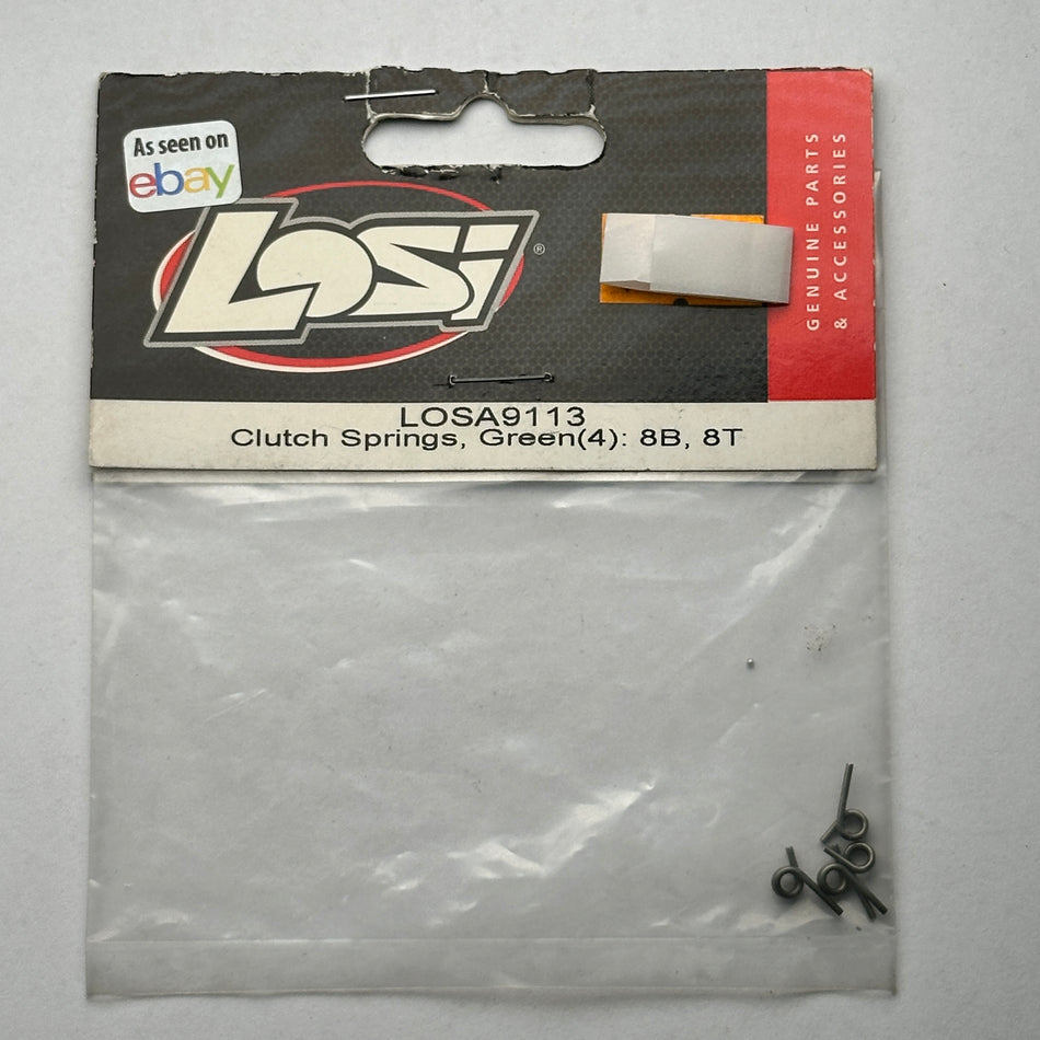 Losi LOSA9113 Clutch Springs Green 4pcs 8B 8T Nitro Part [Scratch & Dent]