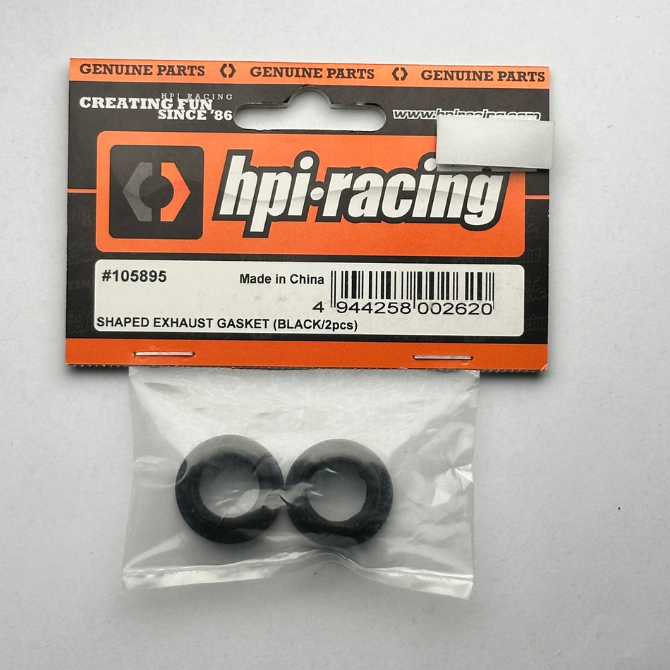 HPI 105895 Shaped Exhaust Gasket 2pcs Nitro Part [Scratch & Dent]
