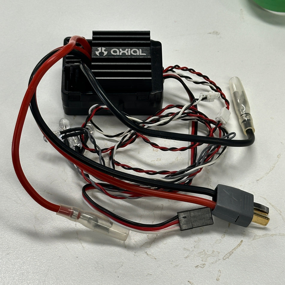 Axial AE-5L AX31480 Brushed ESC with LED [QE047 Scratch & Dent]