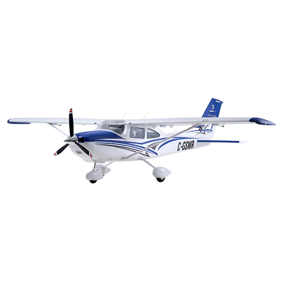 FMS 1500mm Cessna 182 RC 6ch Scale Plane Blue PNP FMS148PBU