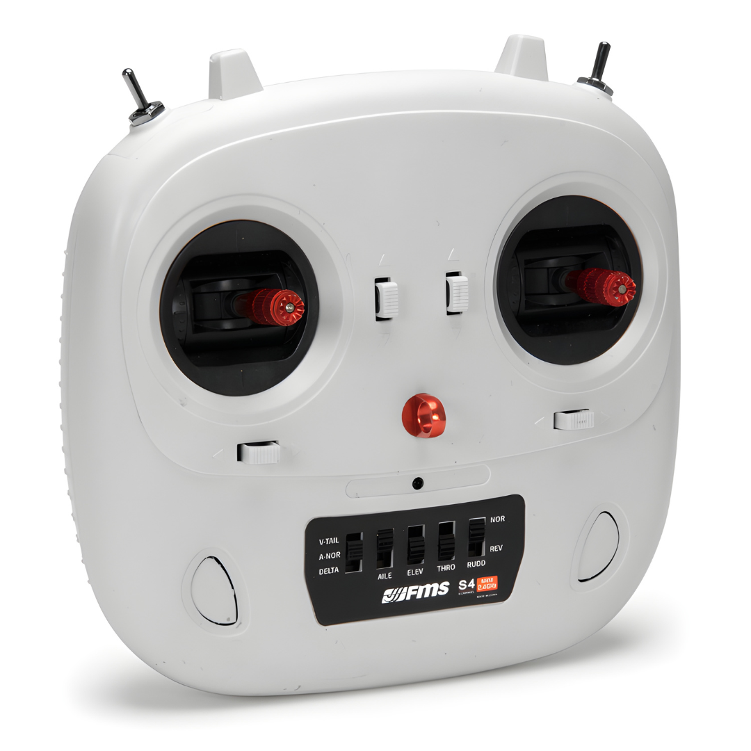 Fms Rc FMS 2.4ghz 4 Channel RC Plane Transmitter & Receiver System Mode 1 FMS ...