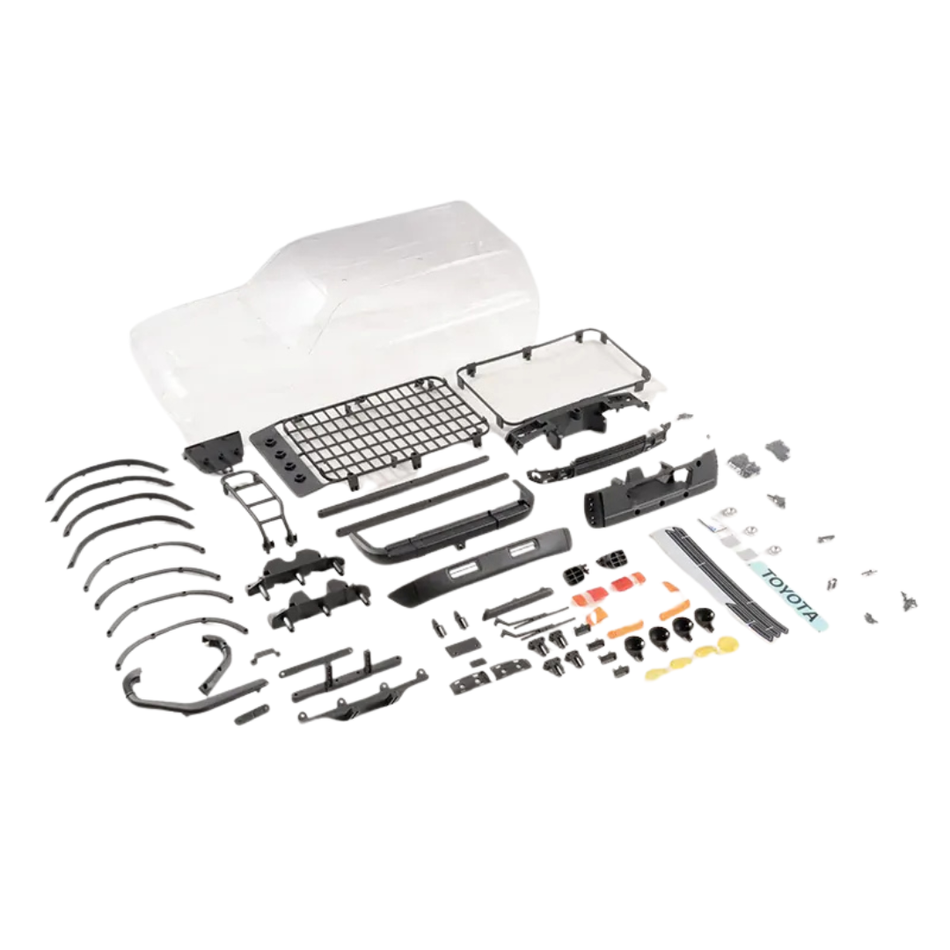 FMS FCX10 Toyota LC80 Land Cruiser 1/10 Crawler Clear Body Parts C3692