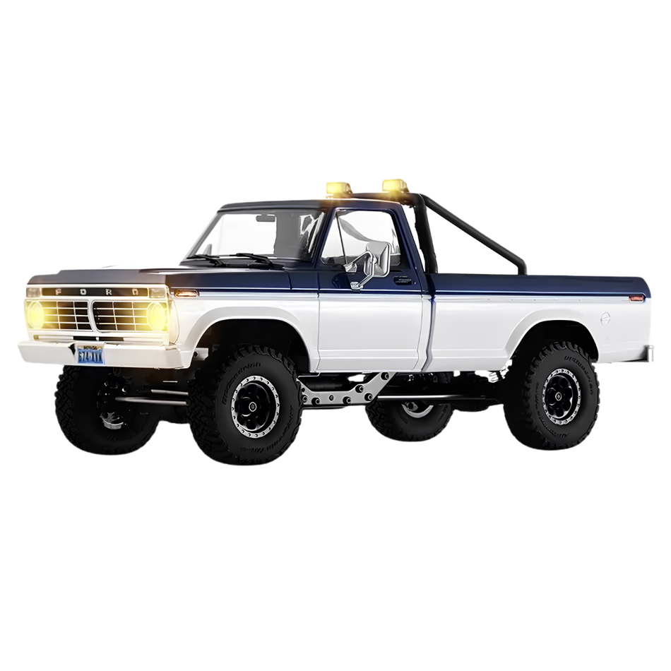 FMS FCX18 II Ford F-100 RC Crawler 1/18 4WD RTR Blue White FMS118L01BDBUWH