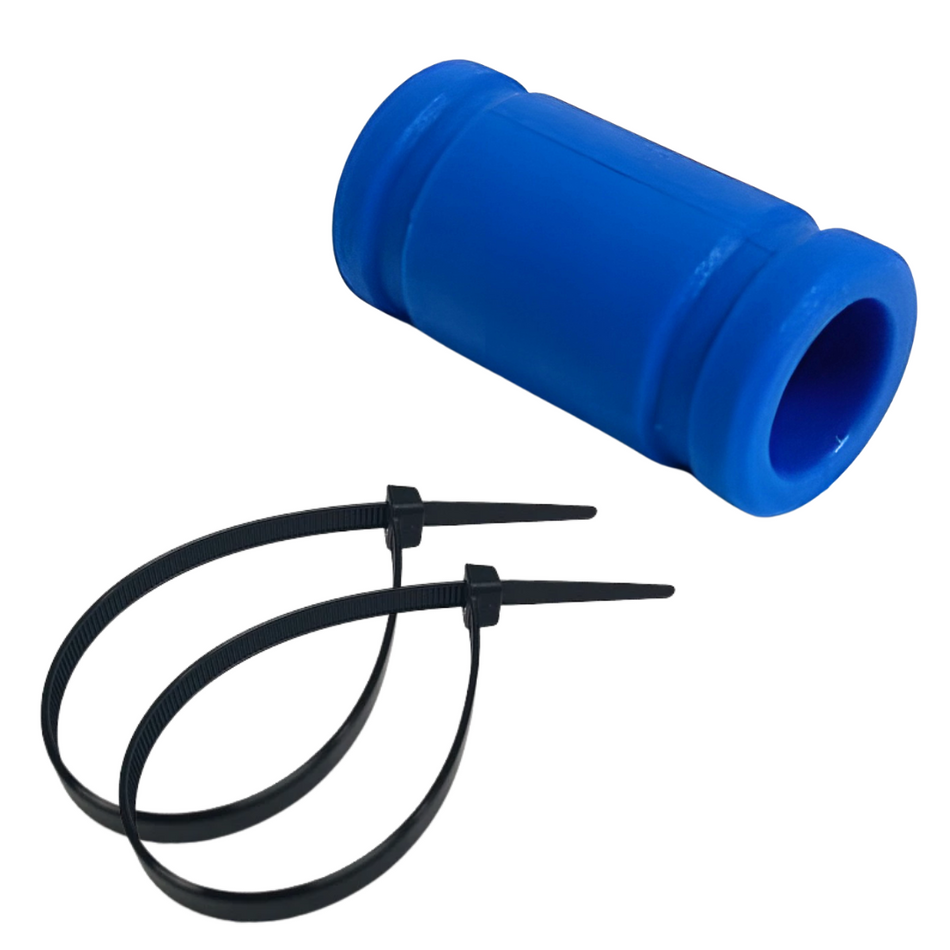 FS Racing Heavy Duty Silicon Exhaust Coupler Blue w/ Zip Ties FS-511125
