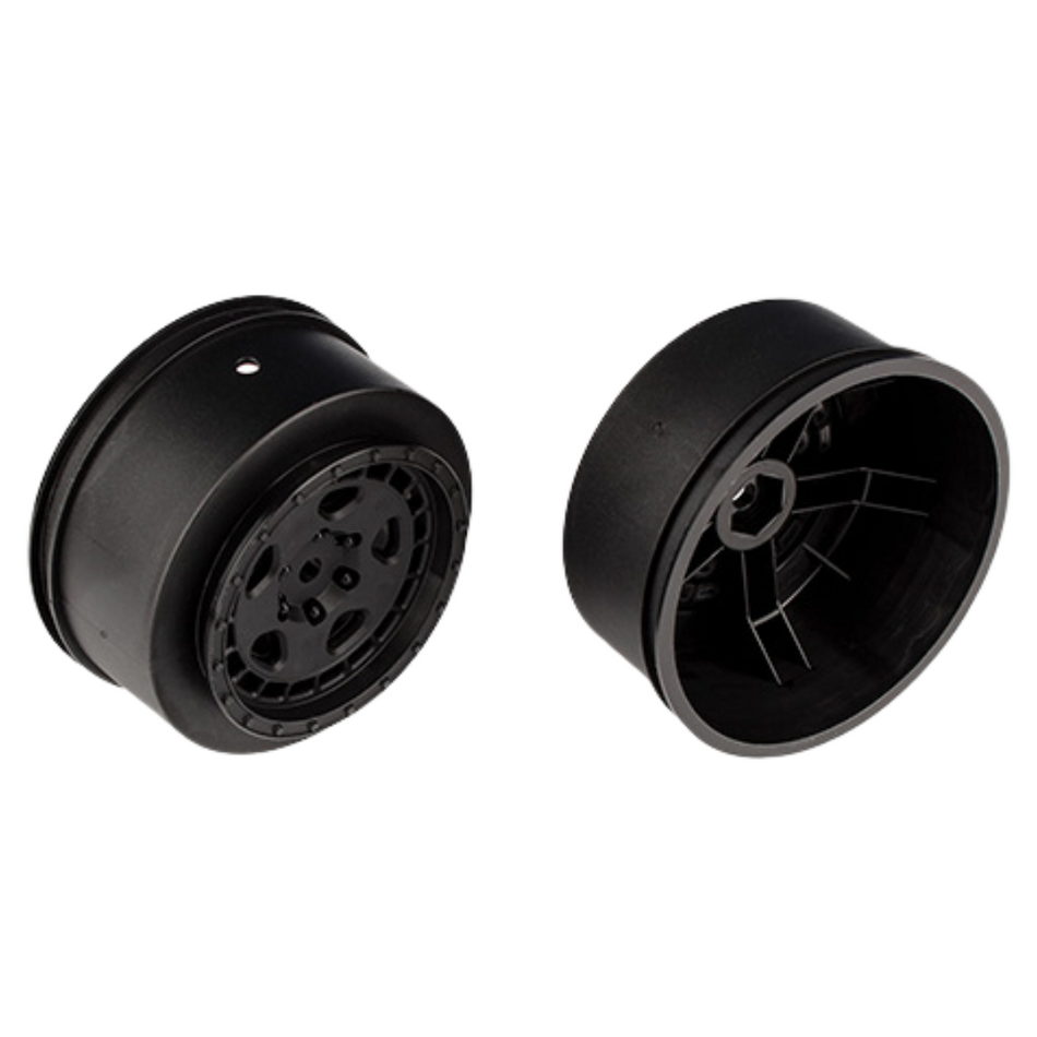 Team Associated Fifteen52 Turbomac HD Wheels 2.2/3.0 +3mm Offset Black 25849