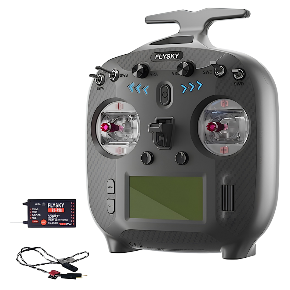 FlySky ST8 2.4GHz 10 Channel Radio System With Receiver Black FS-ST8UPGRADE