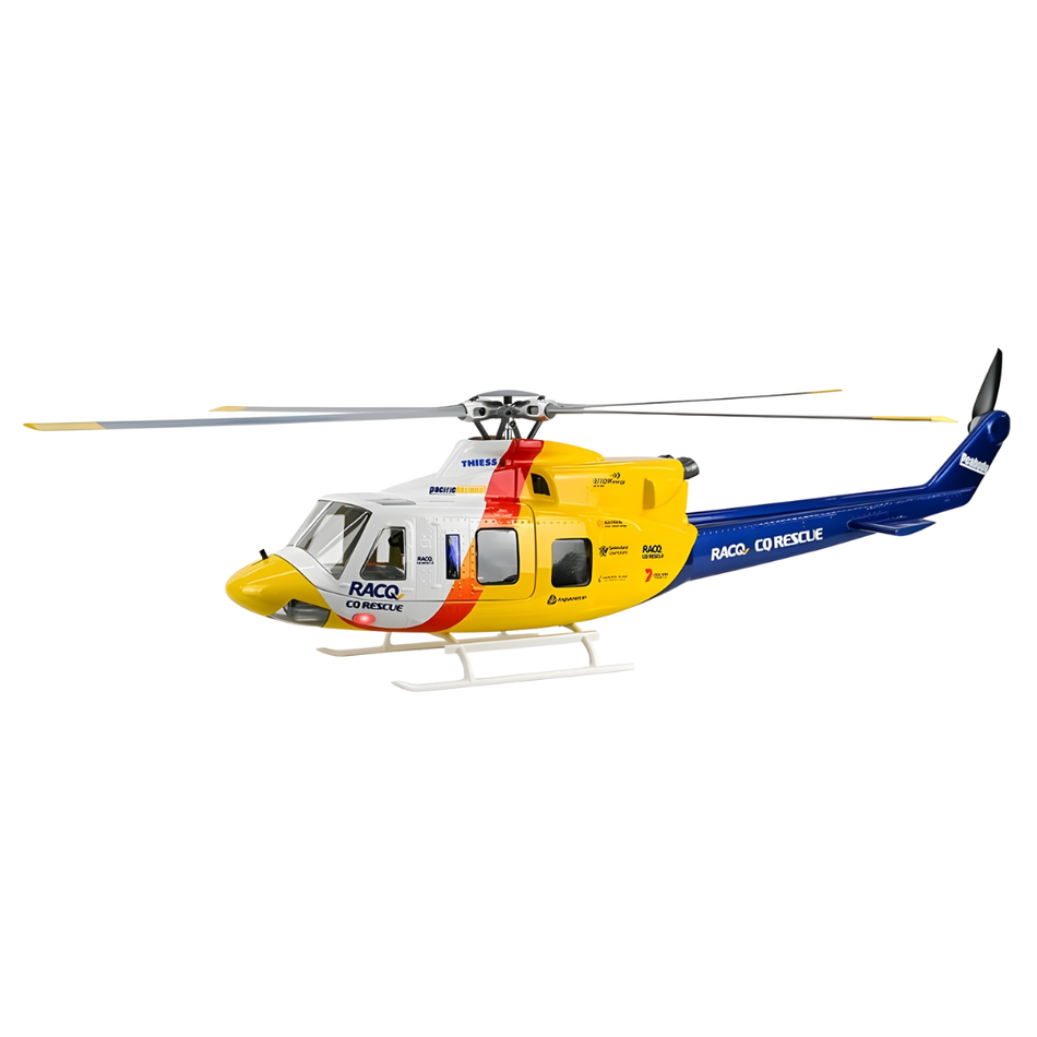 FlyWing Bell 412 ACE 470 RC Helicopter 810mm GPS Yellow Blue RTF 1034620069