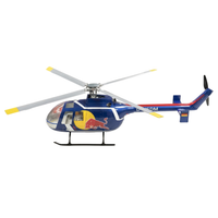 Flywing MBB BO-105 RTF RC GPS Helicopter 450L Scale Red Bull FW105GPRB
