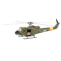 Flywing UH-1 V4 4-Blade GPS RTF Helicopter Green FW-UH1-GREEN-4BLADES