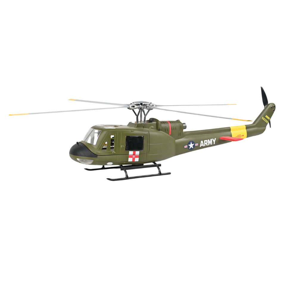 Flywing UH-1 V4 4-Blade GPS RTF Helicopter Green FW-UH1-GREEN-4BLADES