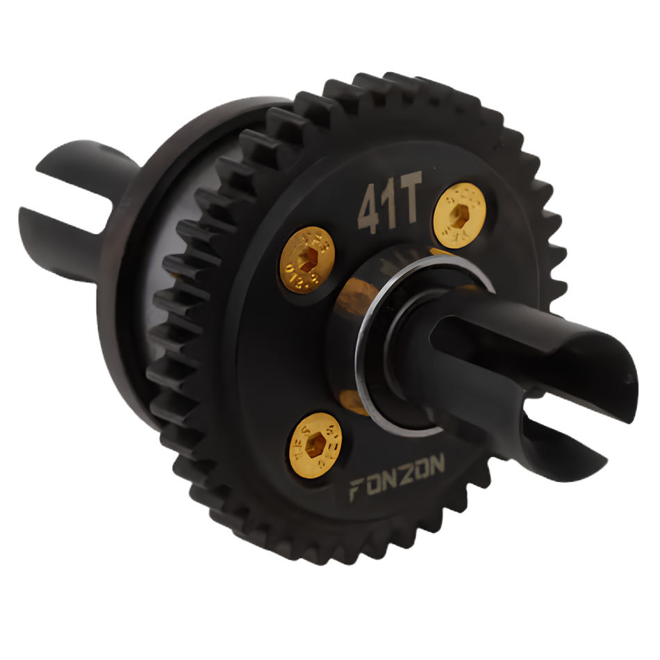 Fonzon ARRMA 6S 7075-T6 Aluminium 41T Assembled Centre Differential Steel Gear FZCSZ641