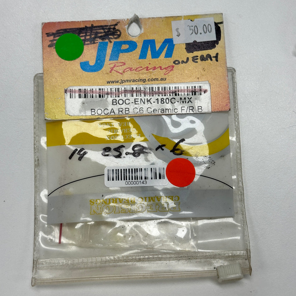 JPM Racing 14x25.8x6 Bearing Bica RB C6 Ceramic [Scratch & Dent]
