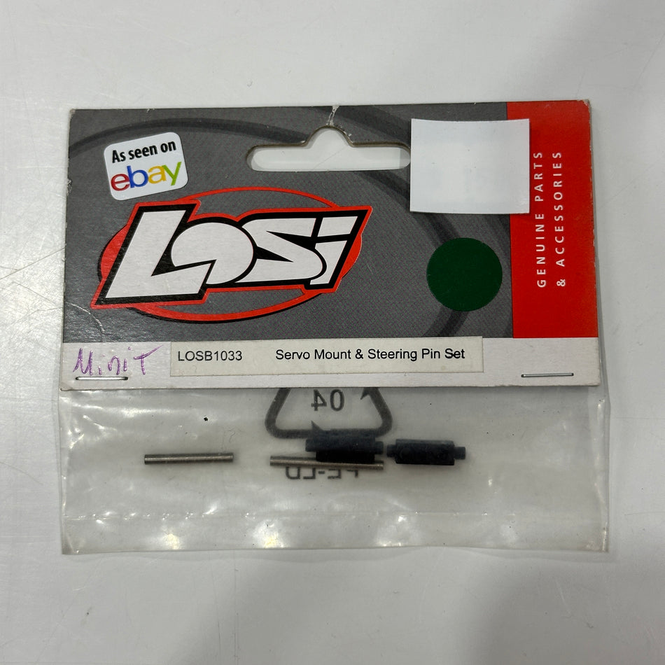 LOSI LOSB1033 Mini T Servo Mount & Steering Pin Set [Clearance Stock]