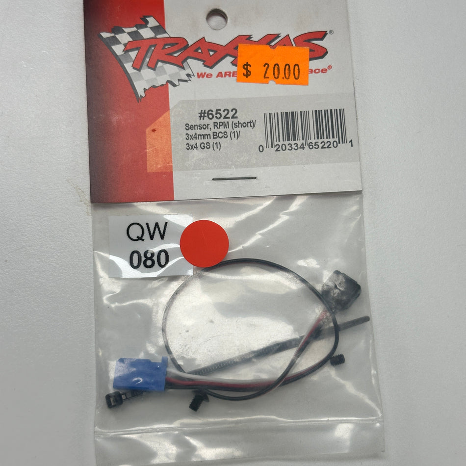 Traxxas 6522 Sensor cable 3x4 BCS [QW080 Scratch & Dent]