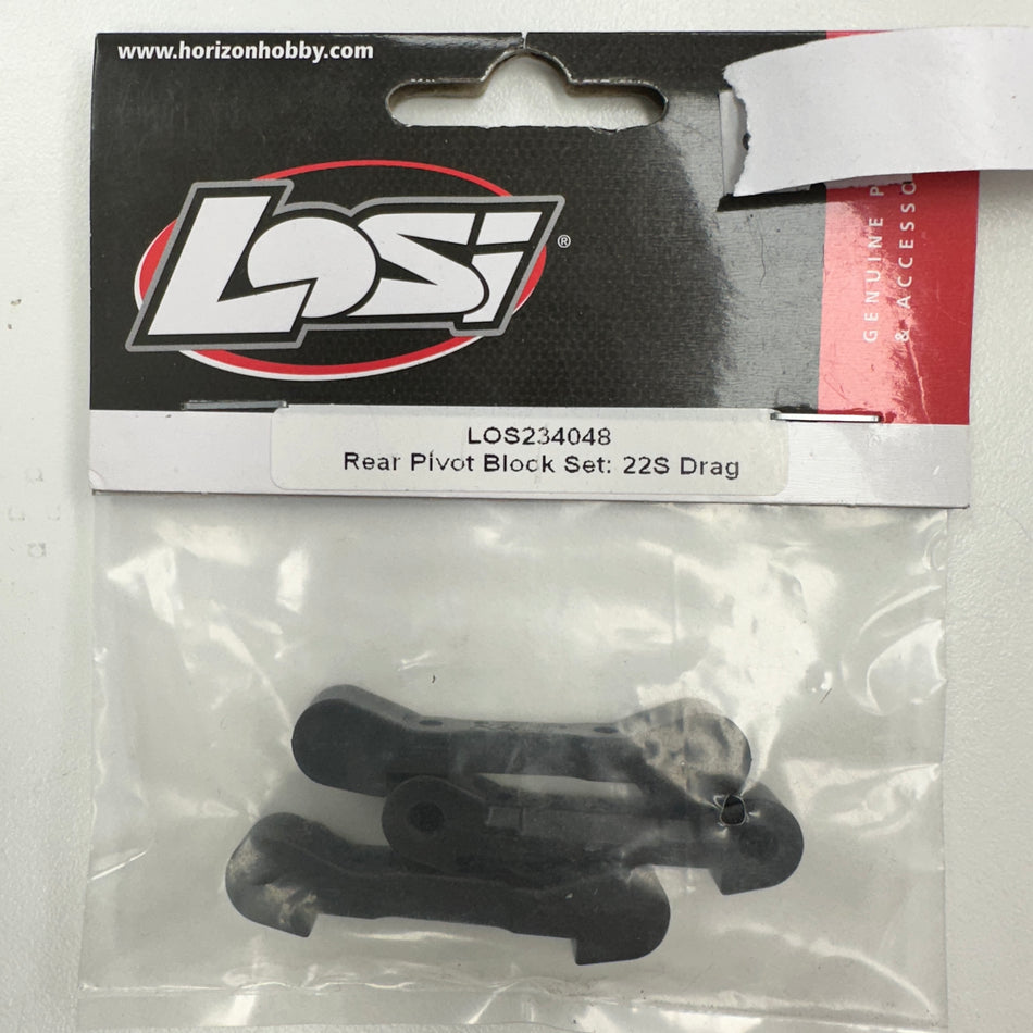 Losi LOS234048 22s Drag Rear Pivot Block Set  [Clearance Stock]