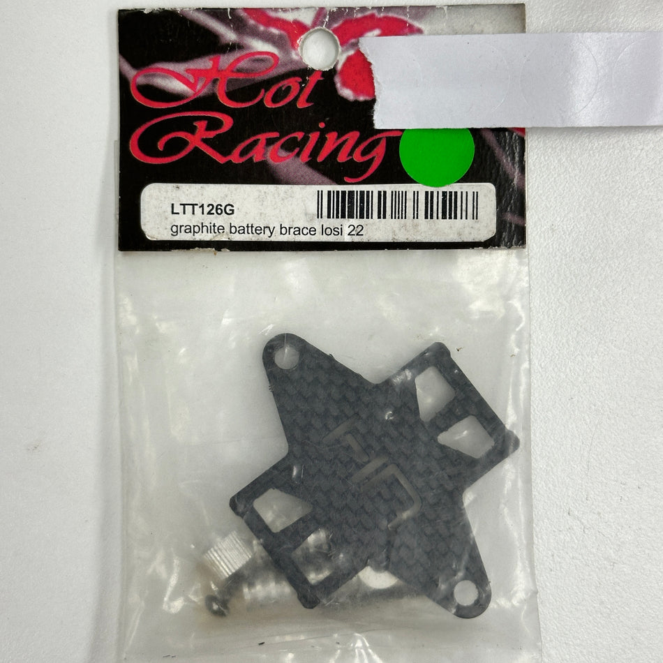 Hot Racing LTT126G Graphite Battery Brace for Losi 22s [Scratch & Dent]