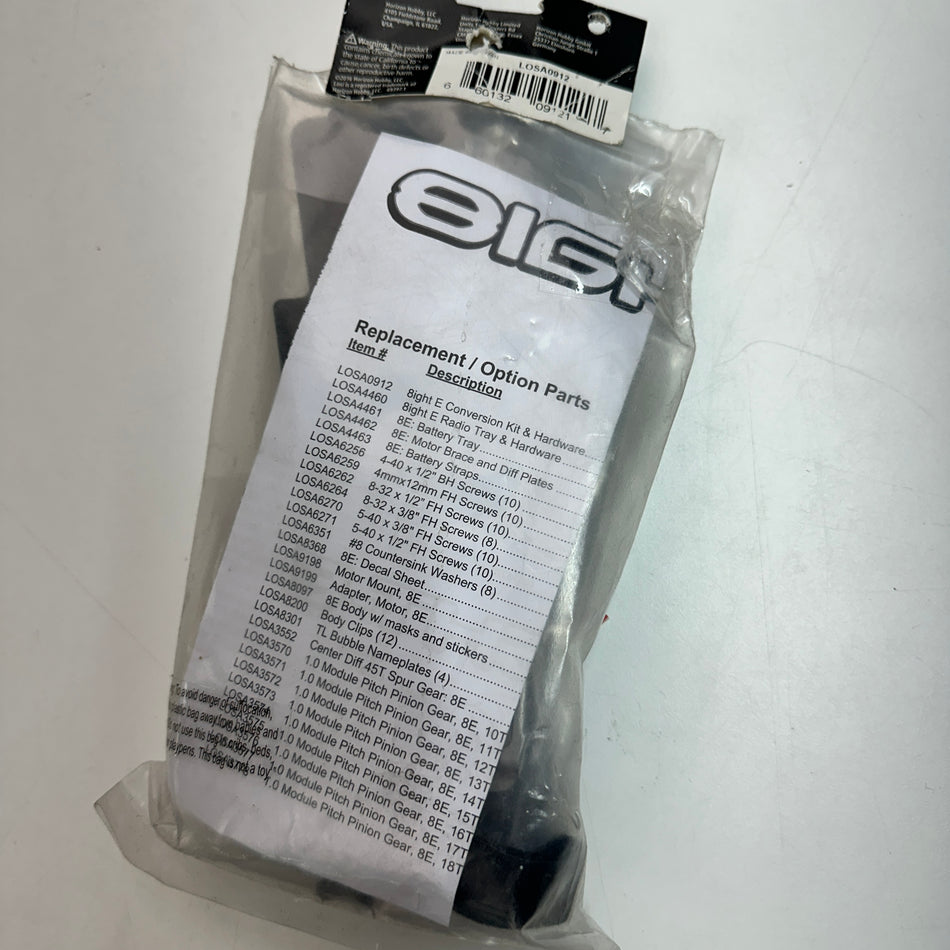 Losi LOSA0912 8Ight Electronic Conversion Kit [SD04 Scratch & Dent]