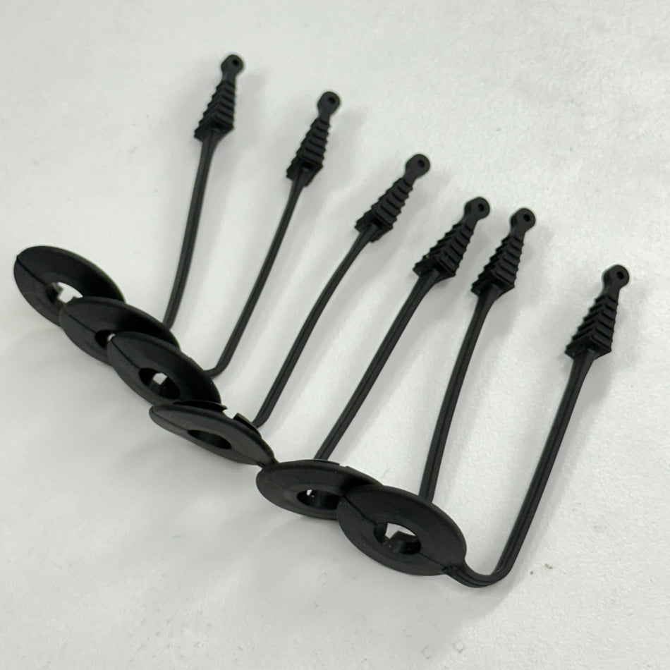 Baja 5B Body Pin Pull Tab Holders 6pcs (no pins) [Scratch & Dent]