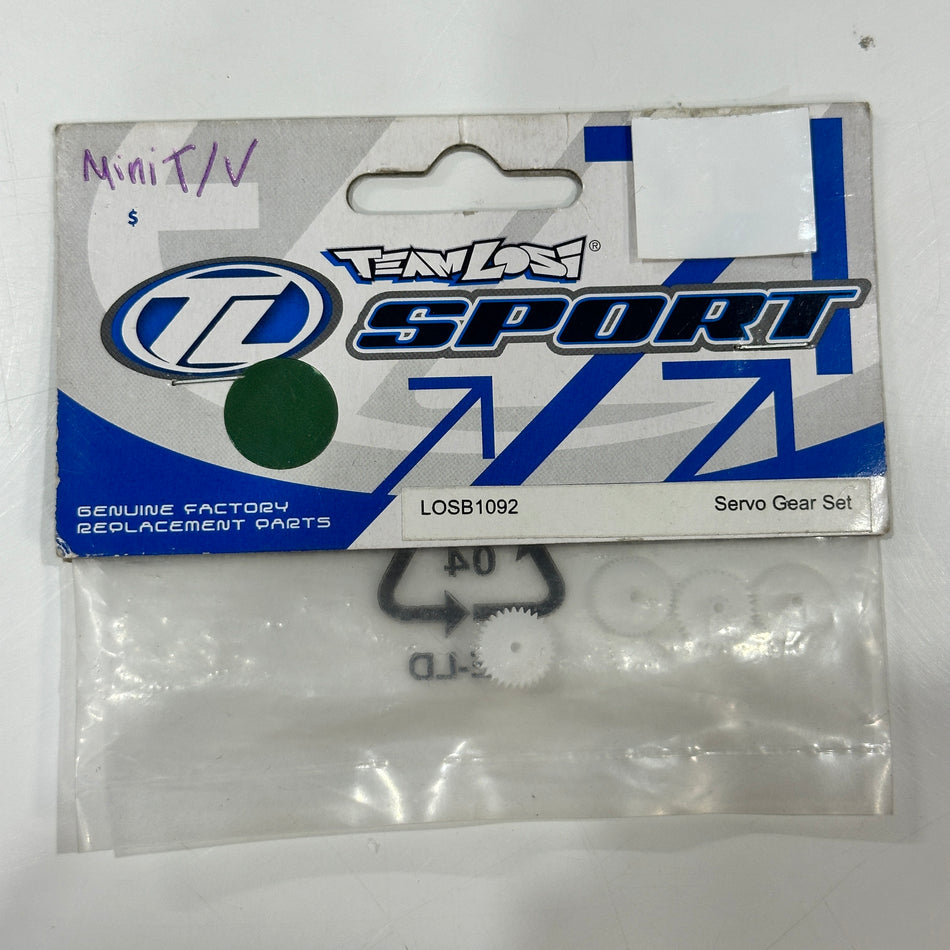 LOSI LOSB1092 Mini T Servo Gear Set [Clearance Stock]