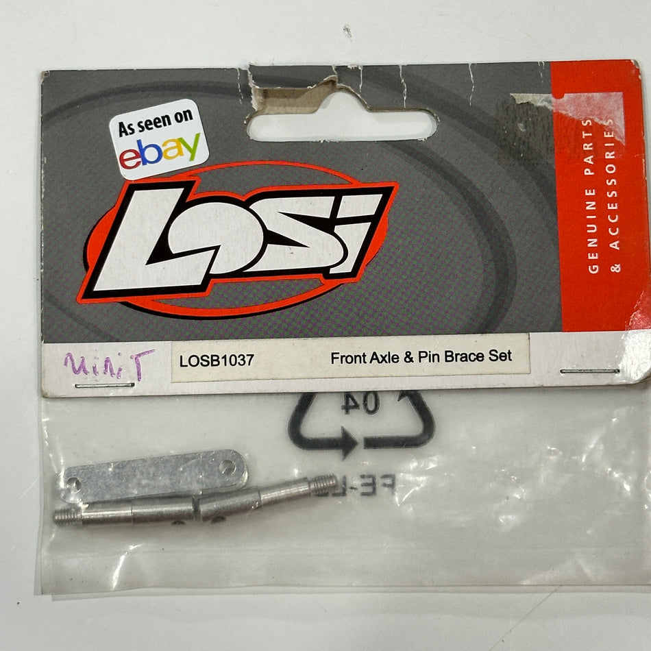 LOSI LOSB1037 Mini T Front Axle & Pin Brace Set [Scratch & Dent]