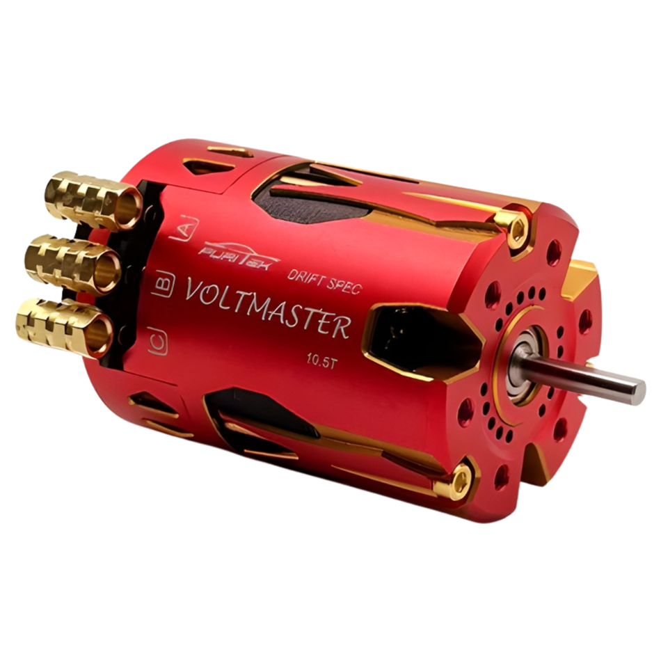Furitek Voltmaster 10.5T Drift Motor Brushless Crimson Gold FUR-2655