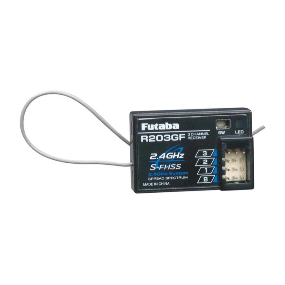 Futaba R203gf Futaba 3PRKA 2.4ghz 3ch Transmitter & R203GF Receiver FUT3PRKAR203GF – OZRC