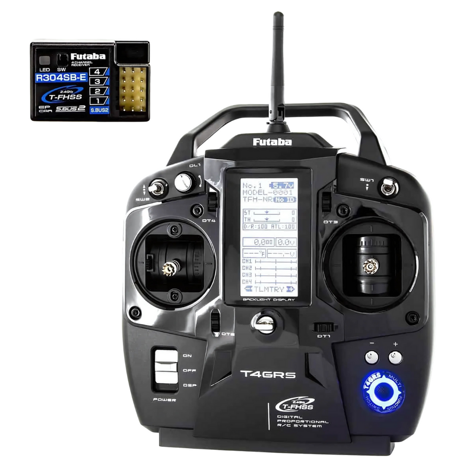 Futaba 4GRS 2.4GHz Stick Transmitter & R314SB Receiver Telemetry 4GRSR314SB