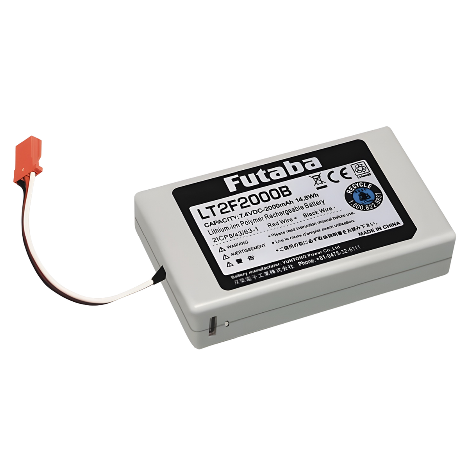 Futaba LT2F2000 Li Ion Battery 10PX 16IZ FUTLT2F2000B
