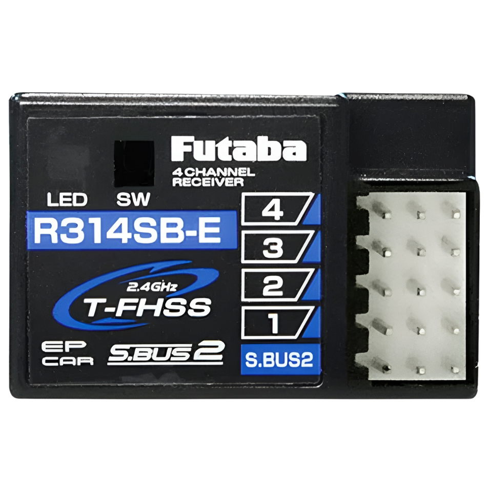 Futaba R314SB-E T-FHSS/S.Bus2 4Ch Receiver Telemetry & Inbuilt Antenna R314SBE