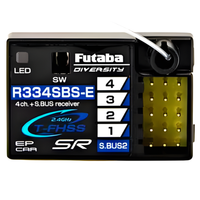 Futaba 4Ch Receiver T FHSS SR Telemetry Indoor High Speed R334SBS-E