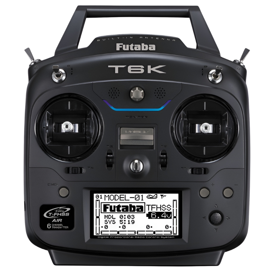 Futaba T6K 8ch T-FHSS Mode2 Transmitter w/ R3006SB Receiver FUT6KR3006BM2