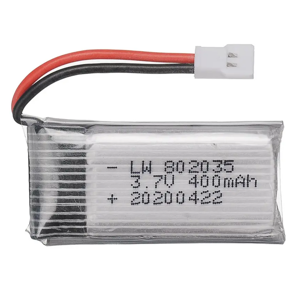 GD Micro 3.7V 400mAh 35C 1S LiPo Battery for Small RC Drone Plane Crawler