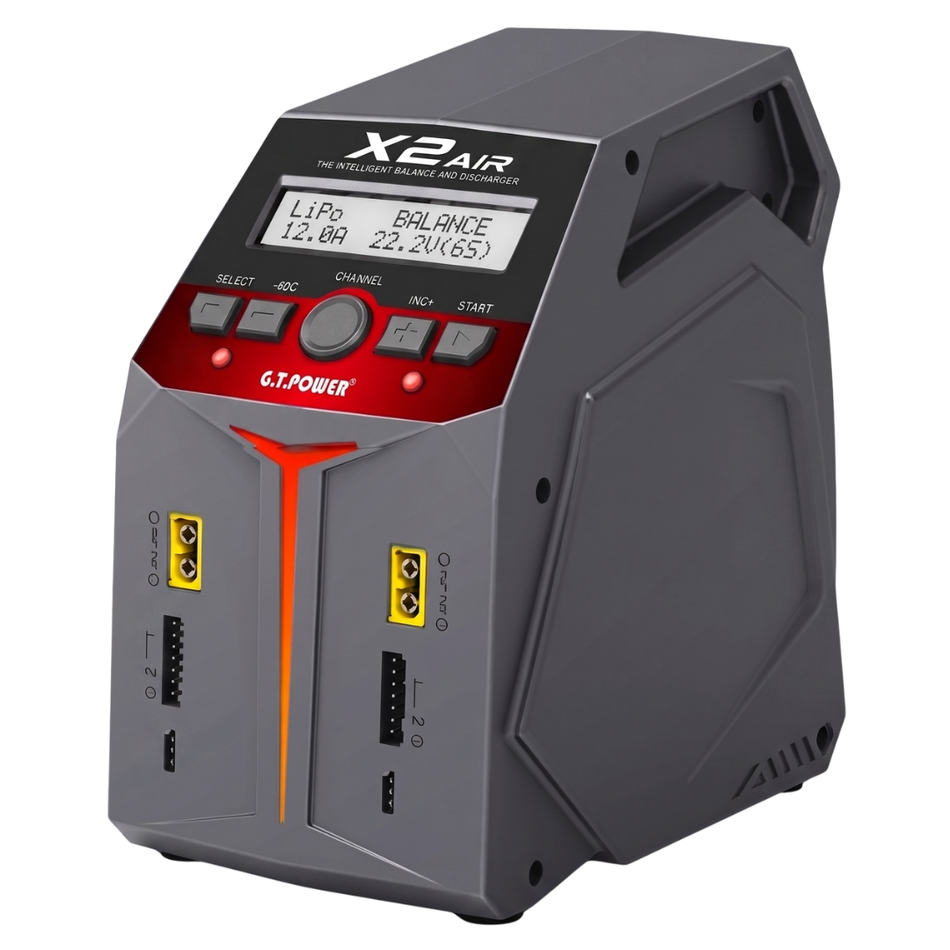 GT Power X2 Air Pro V2 Dual Channel Smart LiPo Battery Charger GT-X2PROAIR